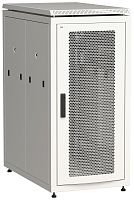 ITK LINEA N Шкаф напольный сетевой 19" 24U 800х1000мм перфорированная передняя дверь задняя перфорированная серый | код LN35-24U81-PP | IEK